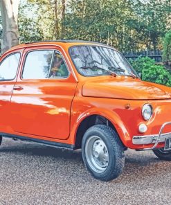 Classic Fiat Car paint by numbers