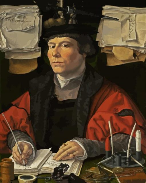 Portrait Of A Merchant paint by numbers