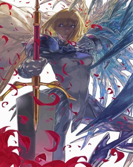 Claymore Character Art paint by numbers