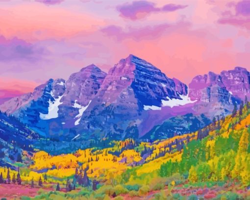 Colorado Nature Scenery paint by numbers