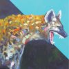 Colorful Hyena Art paint by numbers