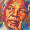 Colorful Nelson Mandela Art paint by numbers