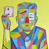 Colorful Poker Man paint by numbers