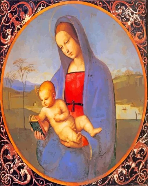 Conestabile Madonna paint by numbers