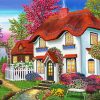 Aesthetic Cottage paint by numbers