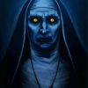 Scary Demon Nun paint by numbers