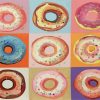 Colorful Donuts Pop Art paint by numbers