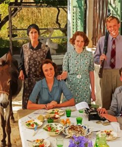 The Durrells Actors paint by numbers