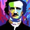 Edgar Allan Poe Pop Art paint by numbers