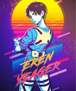 Eren Yeager Illustration paint by numbers