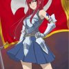 Erza Scarlet Manga paint by numbers
