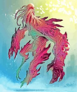 Fantasy Monster Art paint by numbers
