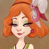 Cute Flapper Lady paint by numbers