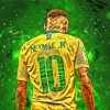Neymar Brazilian Footballer paint by numbers