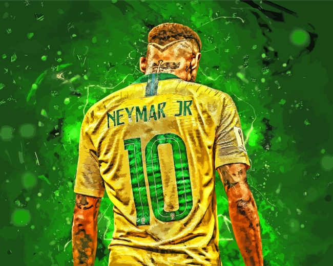 Neymar Jr - Paint By Numbers - Painting By Numbers