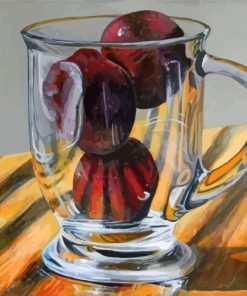 Fruit Cup Glass paint by numbers