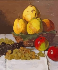 Fruits Still Life Art paint by numbers