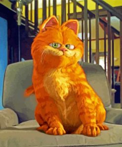 Garfield Cartoons Character paint by numbers