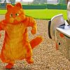 Garfield Strong Cat paint by numbers