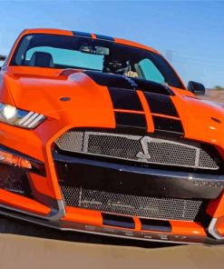 Ford Shelby GT500 Car paint by numbers