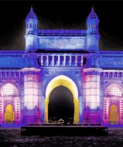 Gateway Of India Mumbai paint by numbers