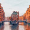 Germany Hamburg Speicherstadt paint by numbers