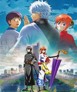 Gintama Anime Poster paint by numbers