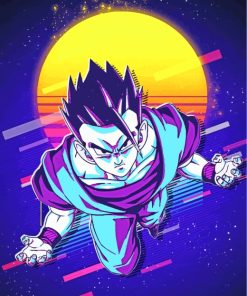 Gohan Illustration Anime paint by numbers