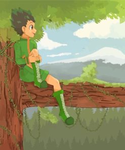 Gon Freecss Anime paint by numbers