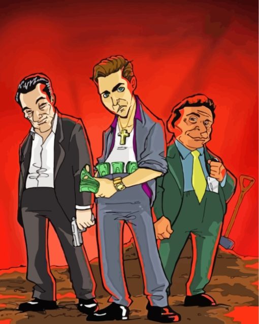 Goodfellas Characters Art paint by numbers