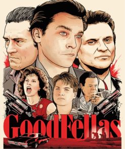 Goodfellas Movie Poster paint by numbers