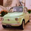 Green Vintage Fiat 500 paint by numbers