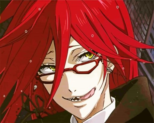 Grell Sutcliff Anime paint by numbers