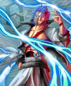 Grimmjow Bleach Character paint by numbers