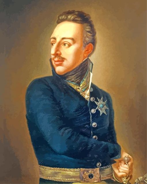The King Gustav IV paint by numbers