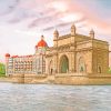 Aesthetic Taj Mahal Mumbai paint by numbers