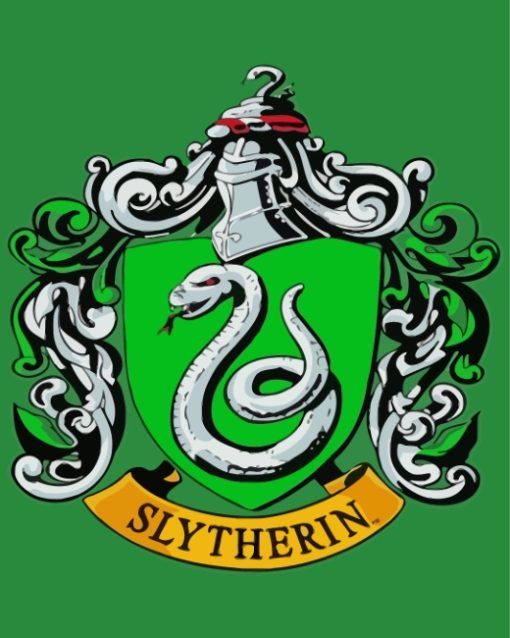 Harry Potter Slytherin Logo paint by numbers