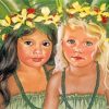 Aesthetics Hawaiian Girls paint by numbers