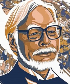 Hayao Miyazaki paint by numbers