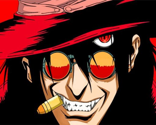 Alucard Hellsing Anime paint by numbers