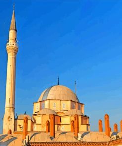 Hisar Mosque Izmir Turkey paint by numbers