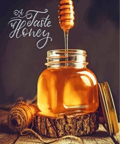 Taste Of Honey Jar paint by numbers