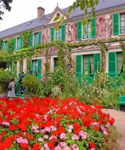 Beautiful House Of Monet France paint by numbers