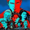 Riverdale Illustration Poster paint by numbers
