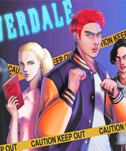 Illustration Riverdale Serie paint by numbers