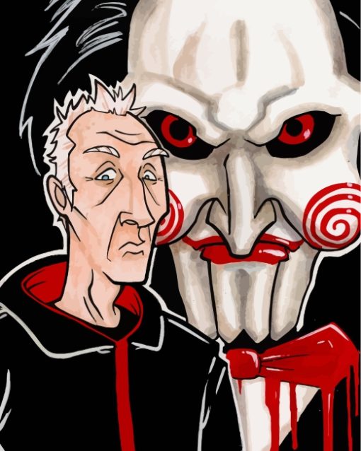 Jigsaw Illustration Movie paint by numbers