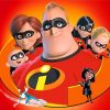 The Incredibles Superheroes paint by numbers