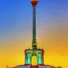 Independence Monument Dushanbe paint by numbers