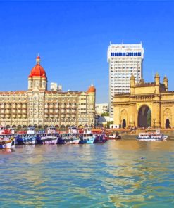 India Mumbai City paint by numbers