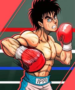 Ippo Manga Anime paint by numbers